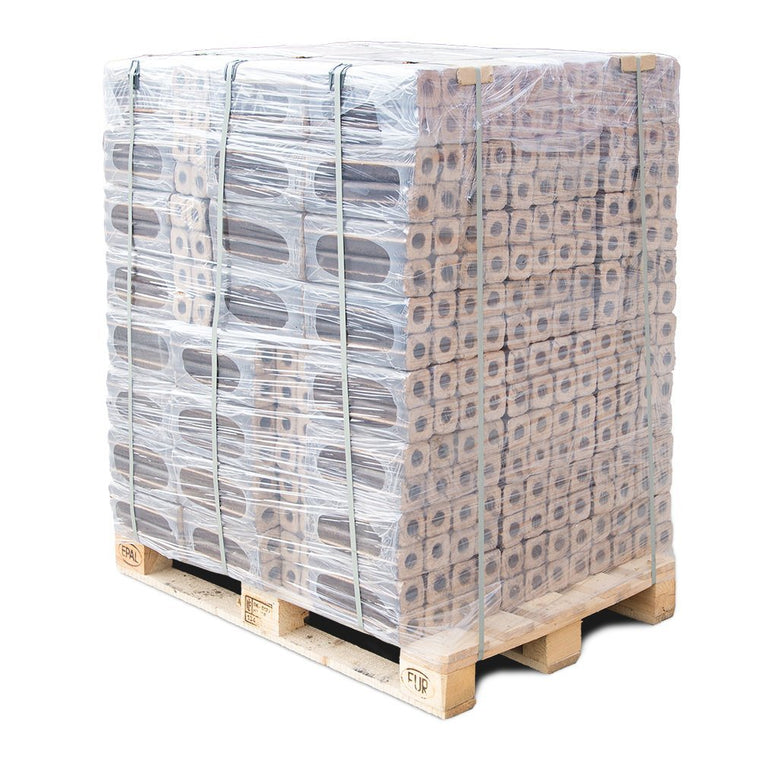 REKORD Braunkohlebriketts 900kg 90 Pakete a 10kg Palette
